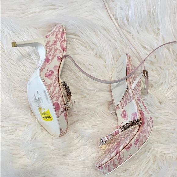 Pink and White Dior heels, Euro size 41 - Picture 4 of 8
